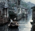 País del agua del delta del río Yangtze 1984 Chino Chen Yifei